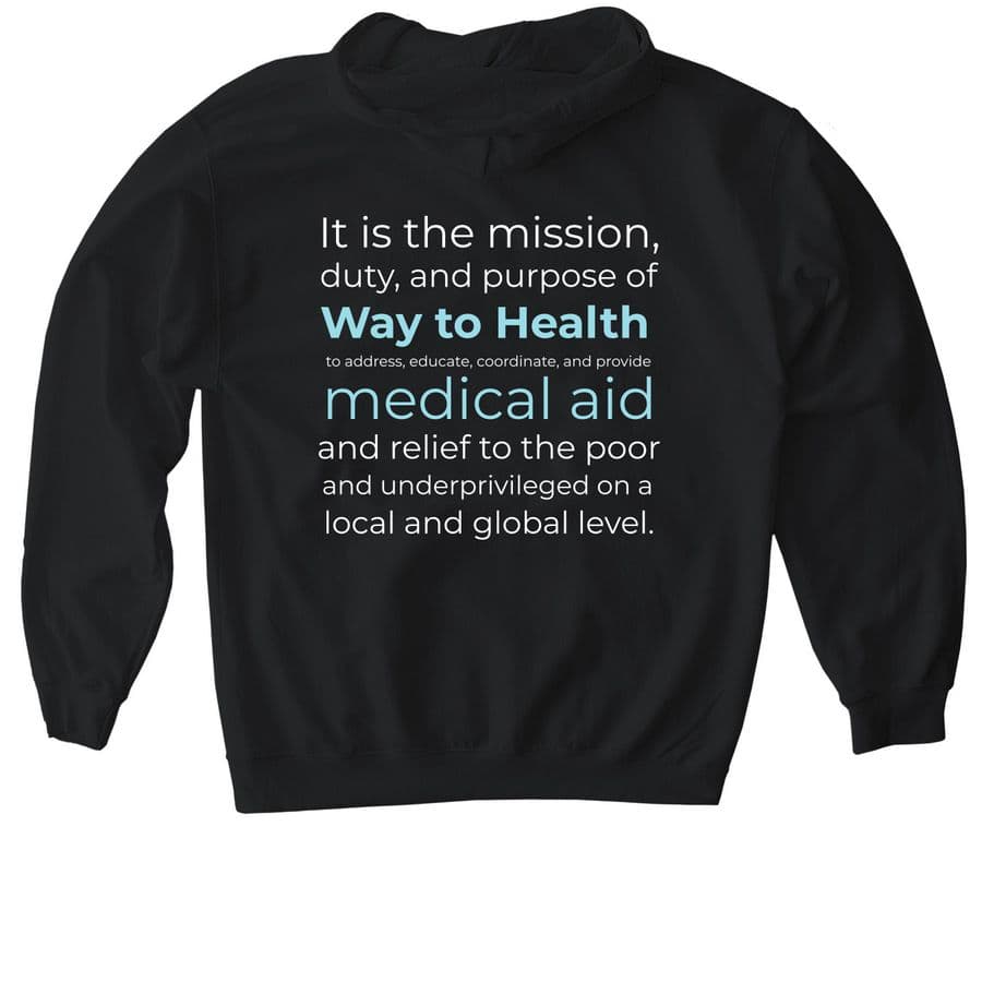Way to Health Hoodie - Back